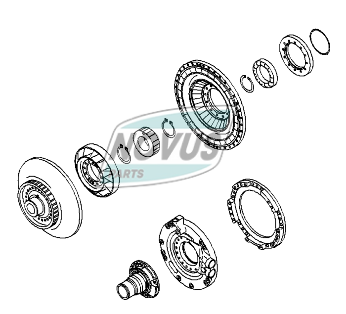 Уплотнительное кольцо 22W-75-15440