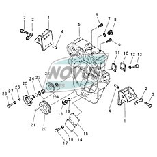 57030.970 16Y-02B-00002 Ось промежуточной шестерни