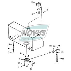 57194.970 16Y-04-00001 Шкала уровня топлива