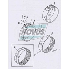 74798.970 31Y-17-04001 Тормозная накладка
